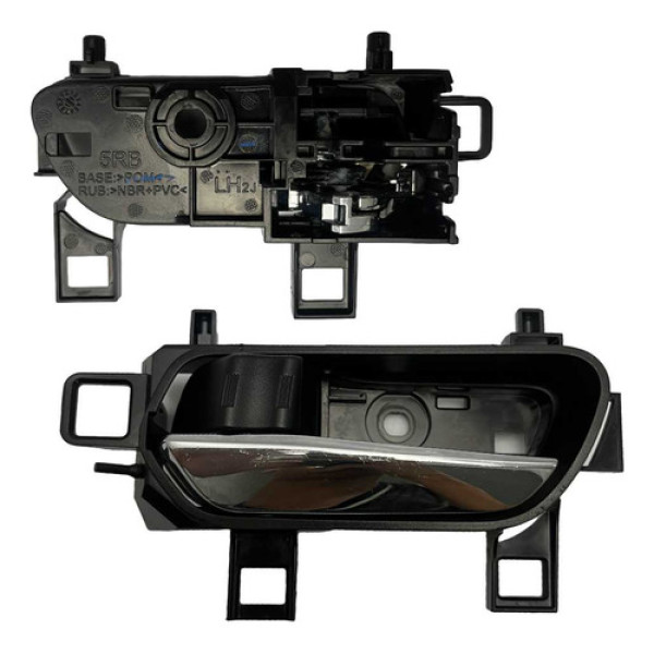 Maçaneta Interna Dianteiro Esquerdo Nissan Kicks 2022 Preto Dianteira