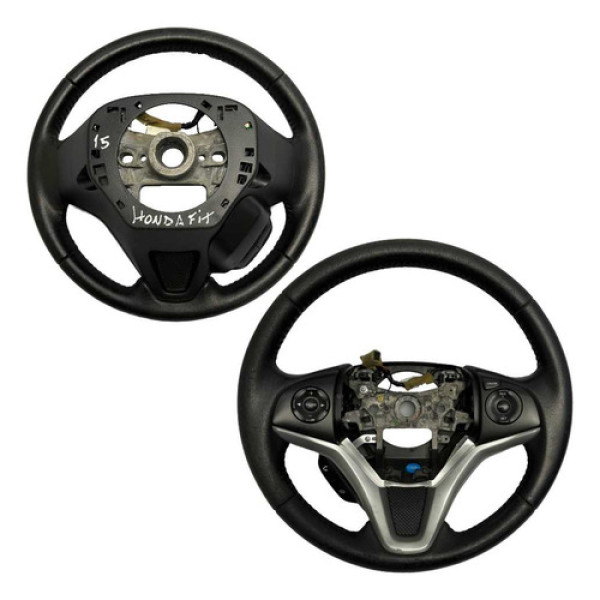 Volante Direção C Mídia Chamada Honda Fit 2015 2021 4009760