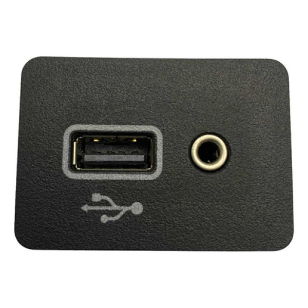 Tomada Entrada Usb Auxiliar Nissan Versa Senses 2024 2025 - Preto