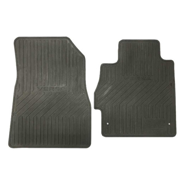 Jogo Tapete Borracha Nissan Versa 2023 2024  Preto
