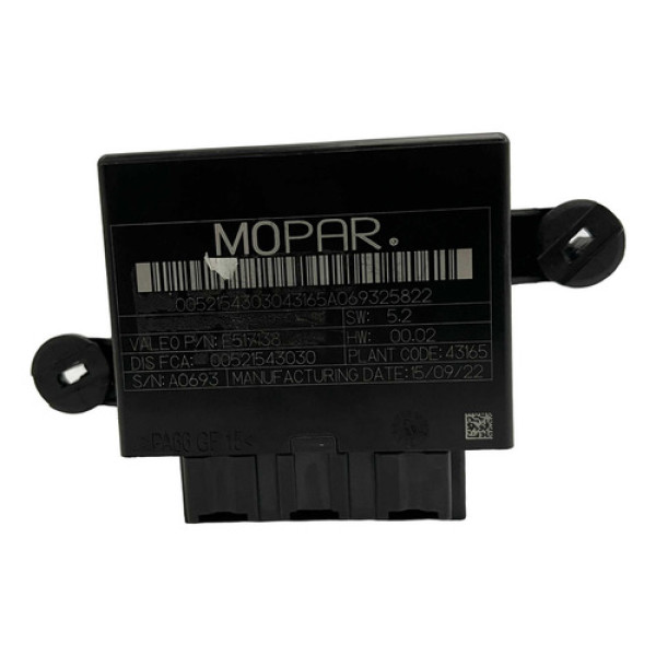 Módulo Sensor Estacionamento Fiat Pulse Drive 2022 2023 Preto