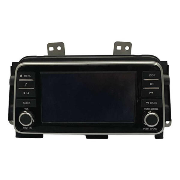 Central Multimídia Nissan Versa Sense  2024 2025  280216m1a Preta