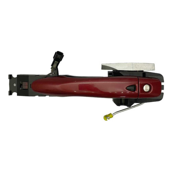 Maçaneta Porta Externa Motorista Sensor Presença Versa 2023 Vermelho Dianteira