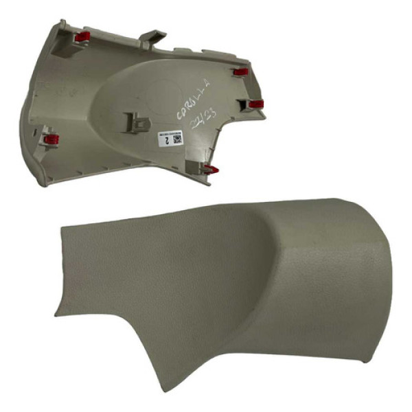 Acabamento Esquerdo Painel Corolla 2022 2023 | 5540302730 Creme Listras