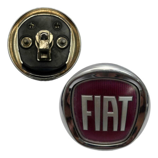 Botão Emblema Porta Mala Palio Grand Siena Detalhe 2013 2019 Vermelho