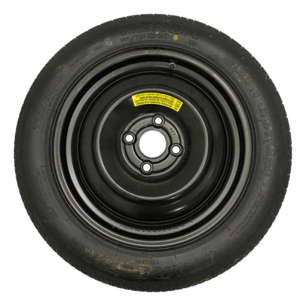 Roda Estepe Fino Aro 15 4 Furos Honda Fit City Wr-v 2015 21 Preto