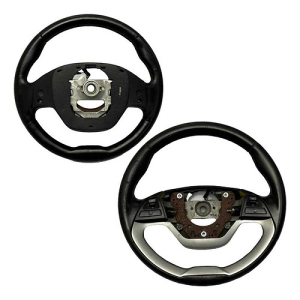 Volante Direção C Mídia Kia Picanto 2010 2017  Preto
