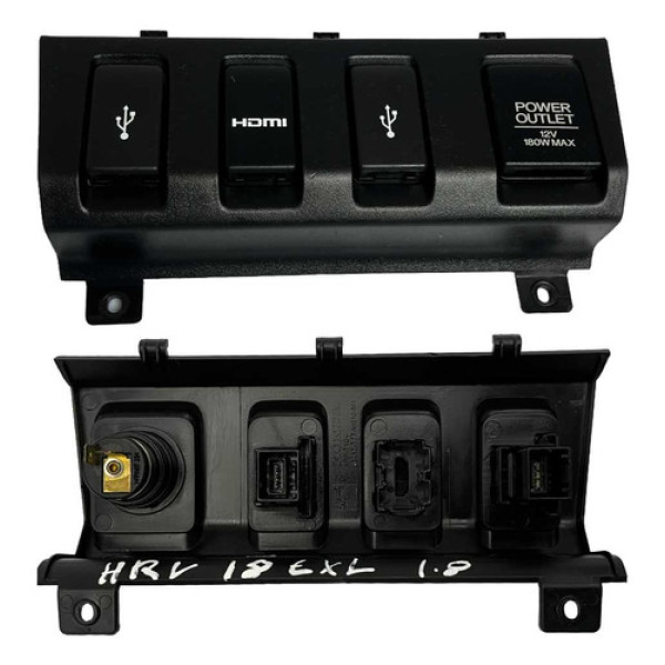 Acabamento Tomada Usb Honda Hr-v Exl 2018 | 83412t7tm010m1