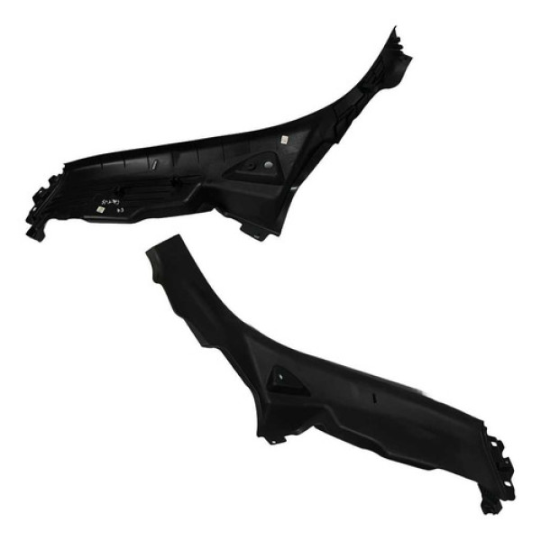 Soleira Porta Traseira Direita C4 Cactus 2018 2020  Preto