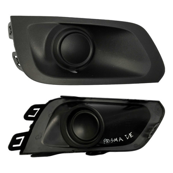 Moldura Farol Milha Esquerdo Onix Prisma 2017 2019 52092365 Preto Esquerdo