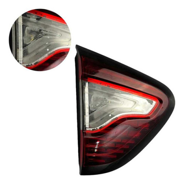 Lanterna Traseira Direita Renault Captur 2017 2021 Direito/passageiro Vermelho