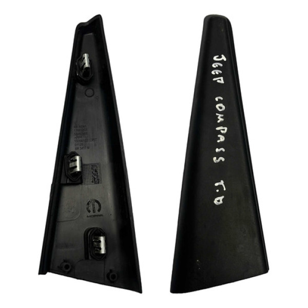 Acabamento Porta Traseira Direita Compass 2020 | 53282956 Traseira Direita Preto