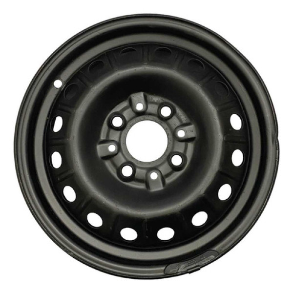 Roda Ferro Aro 13 8 Furos Fiat Uno 1.0 Fire Flex 2007 Preto