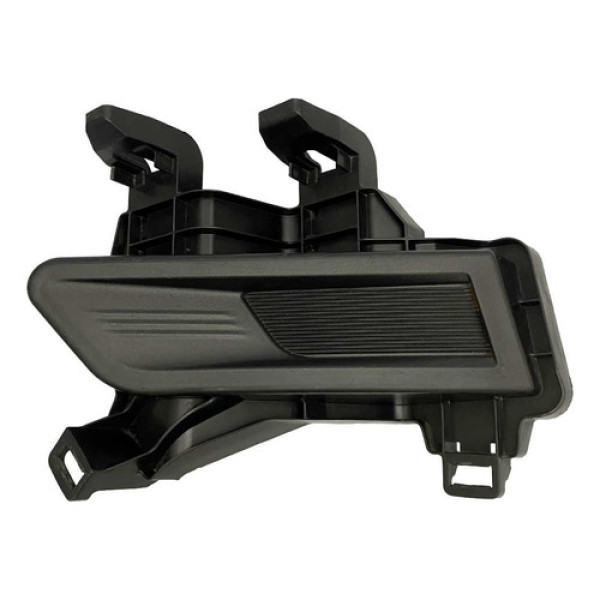 Tampa Moldura Parachoque Farol Milha Motorista Kicks 2016 Preto Esquerdo