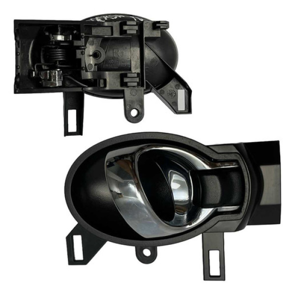 Maçaneta Interna Traseira Direita Nissan Versa 2017 2020 Preto Traseira