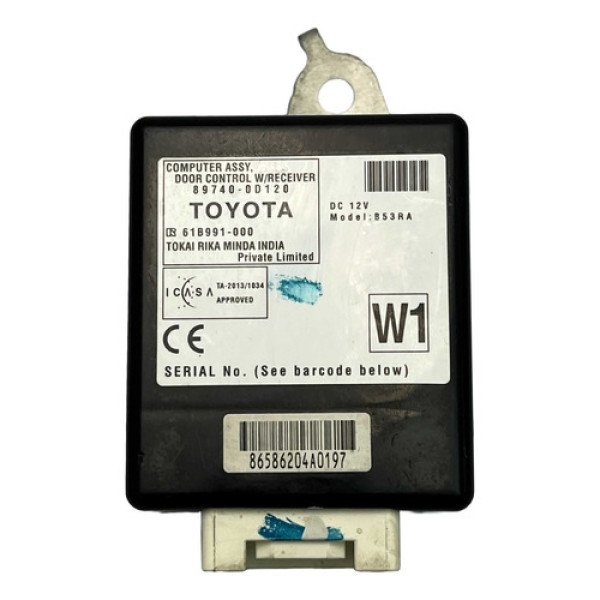 Módulo Central Toyota Etios 1.5 2017 | 897400d120