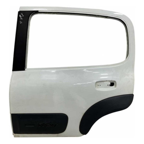 Porta Traseira Esquerda Fiat Uno Way 2016 2020 Branco Traseira Esquerda