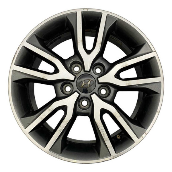 Roda Liga Leve Aro 16 5 Furos Hyundai Creta 5x114,3 2020 Cinza