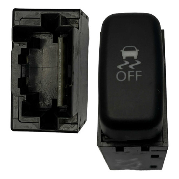 Botão Off Tração Mitsubishi Asx 2013 2018  Preto