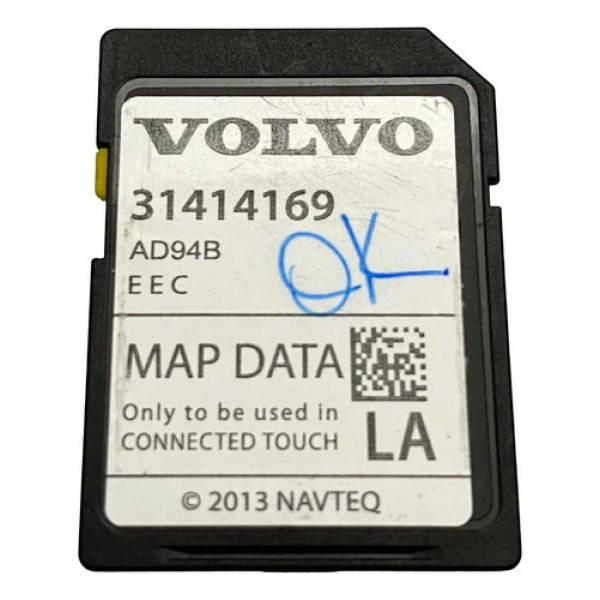 Cartão Sd Navegação Gps Volvo Xc60 2020 2025