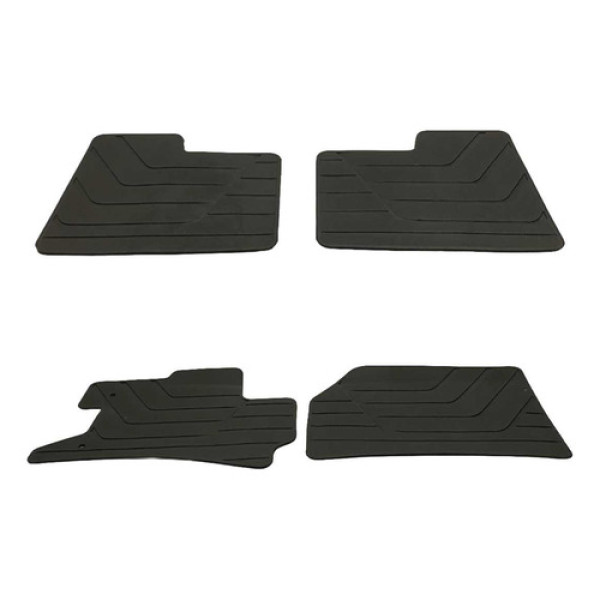 Jogo Tapete Borracha Fiat Strada 2021 Preto