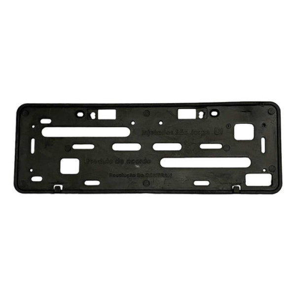 Suporte Placa Renault Sandero 2017 2018 2019 2020 Preto