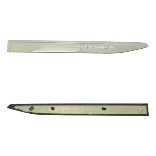 Friso Lateral Porta Traseira Esquerda Nivus 21/23 V04010057c Branco