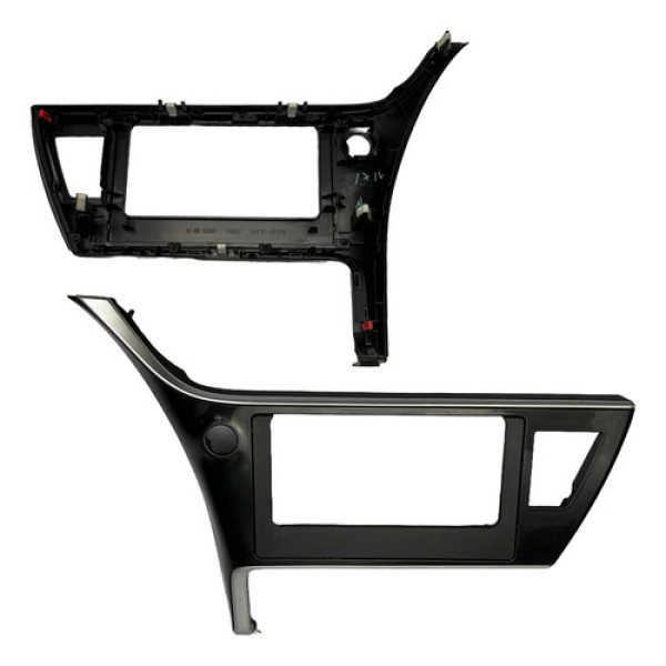 Moldura Painel Central Multimídia Corolla 1.8 2018  Preto