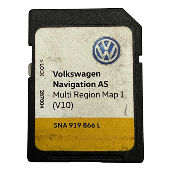 Cartão Gps Volkswagen Tiguan 2019 5na919866l Preto América Do Sul