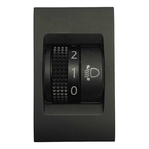 Botão Regulagem Farol De Milha Nissan Versa Senses 2024 2025 - Preto