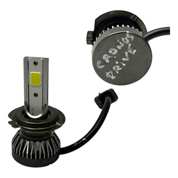 Lâmpada Led K7 6000lm 6000k 36w H7 12v 24v Fiat Cronos H7 Preto Branco-frio