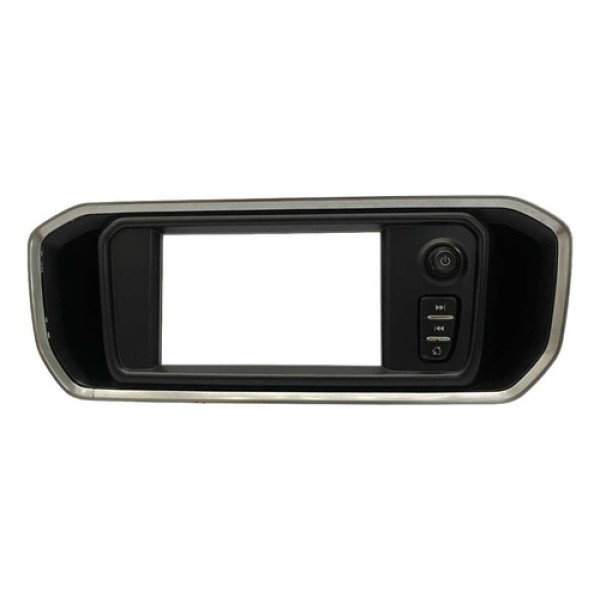 Moldura Acabamento Painel Central Multimídia Spin 2021 Preto