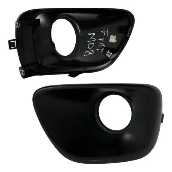Moldura Farol Milha Direito Fiat Mobi 2020 2024 | 100227539 Preto Direito