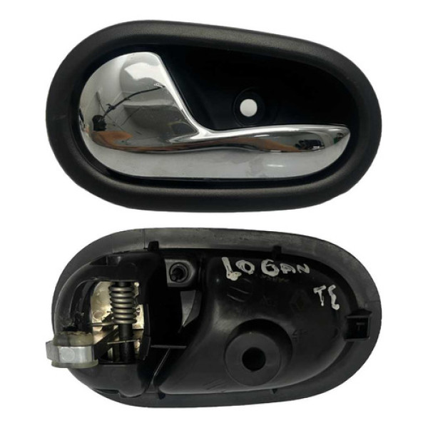 Maçaneta Interna Traseira Esquerda Renault Logan 2016 2018 Traseira