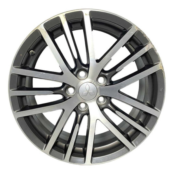 Roda Aro 18 Mitsubishi Asx Premium 5x114,3 Detalhe Prata