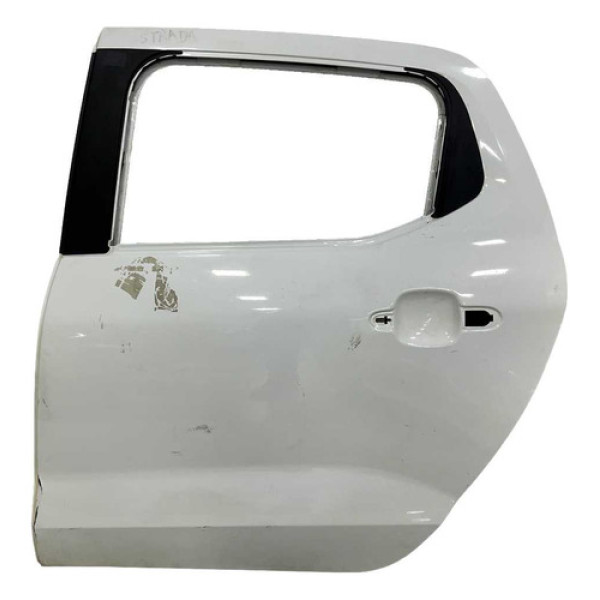 Porta Traseira Esquerda Fiat Strada 2022 - Traseira - Esquerda - Branco