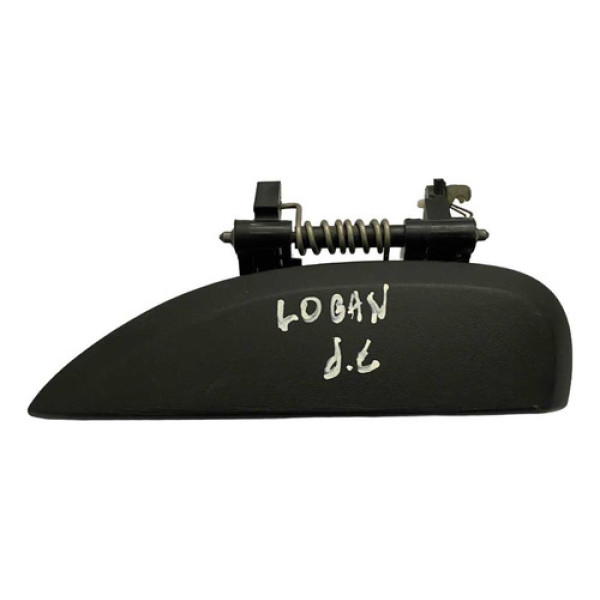 Maçaneta Externa Motorista Logan 2016 2017 2018 2019 2020  Preto Dianteira