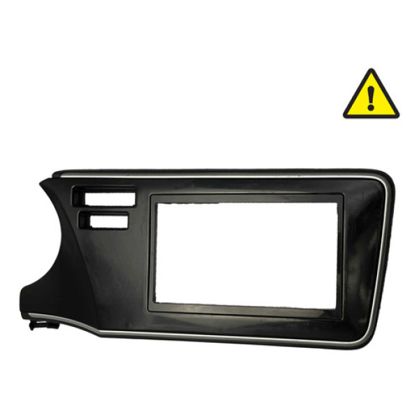 Moldura Multimídia Honda City 2015 Preto