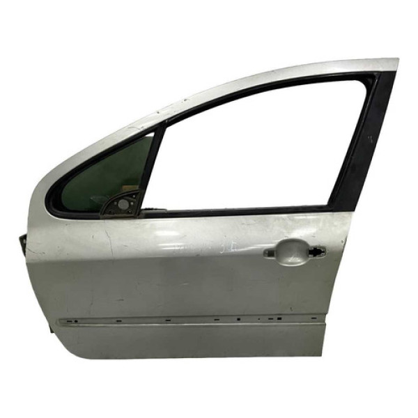 Porta Dianteira Esquerda Peugeot 307 2006 2012 Dianteira Esquerda Cinza