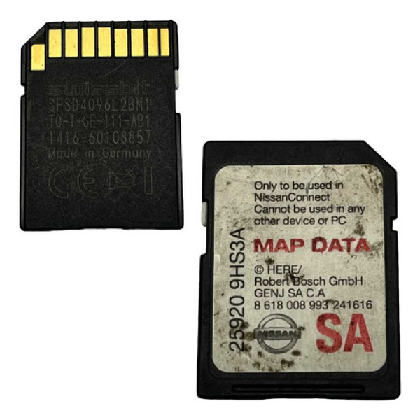 Cartão Sd Navegação Gps Map Data Nissan Kicks 2020 