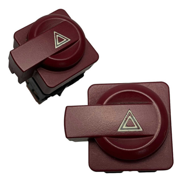 Botão Pisca Alerta Citröen C4 Pallas 2008 2013 | 60519 Vermelho