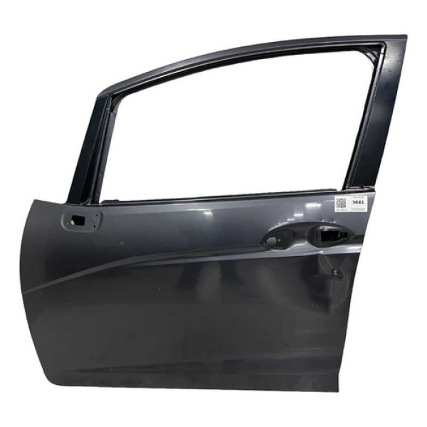 Porta Motorista Honda Fit 2015 2021 Detalhe Dianteira Esquerda Cinza Grafite Metálico