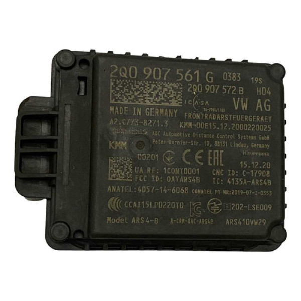 Sensor Radar Ponto Cego Acc Volkswagem Nivus 2021 2022