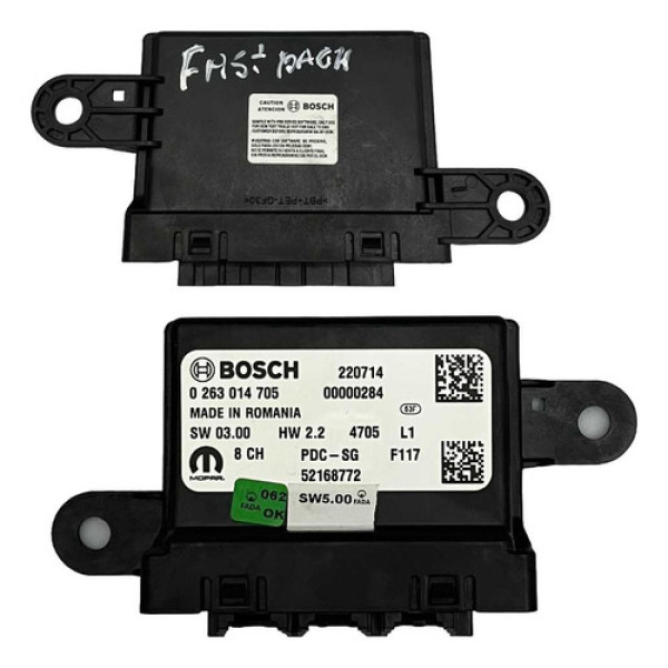 Módulo Sensor Estacionamento Fiat Fastback 2020 | 0263014705 Preto