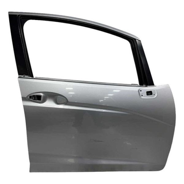 Porta Dianteira Direita Carona Honda Fit 2015 A 2021 Direita Dianteira Prata Cinza